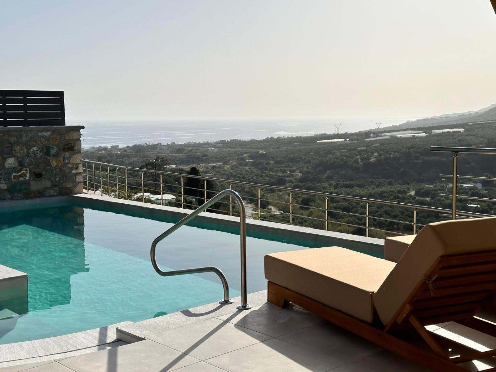 Mediterranean View Villa Makrýgialos Exteriér fotografie