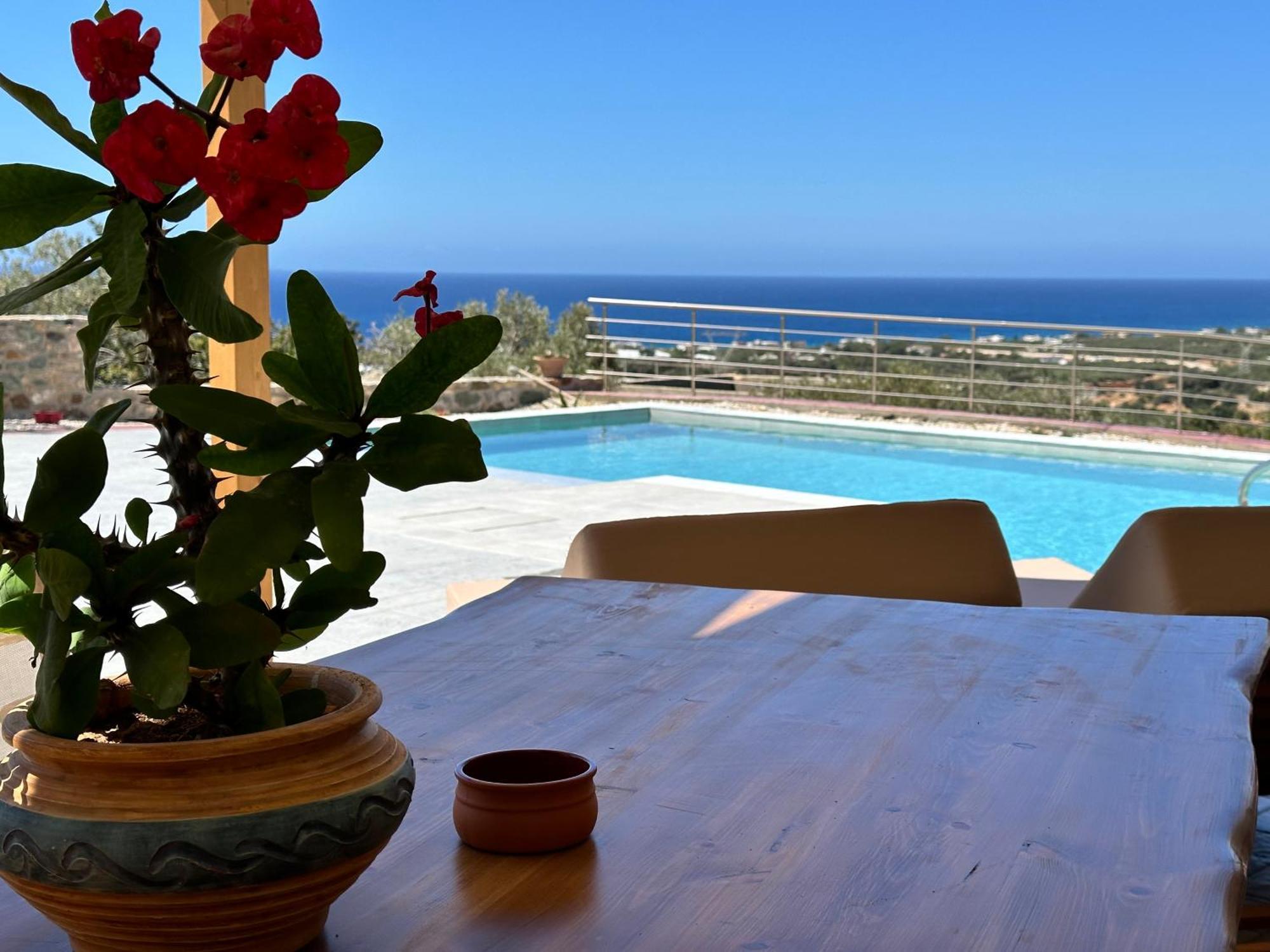 Mediterranean View Villa Makrýgialos Exteriér fotografie