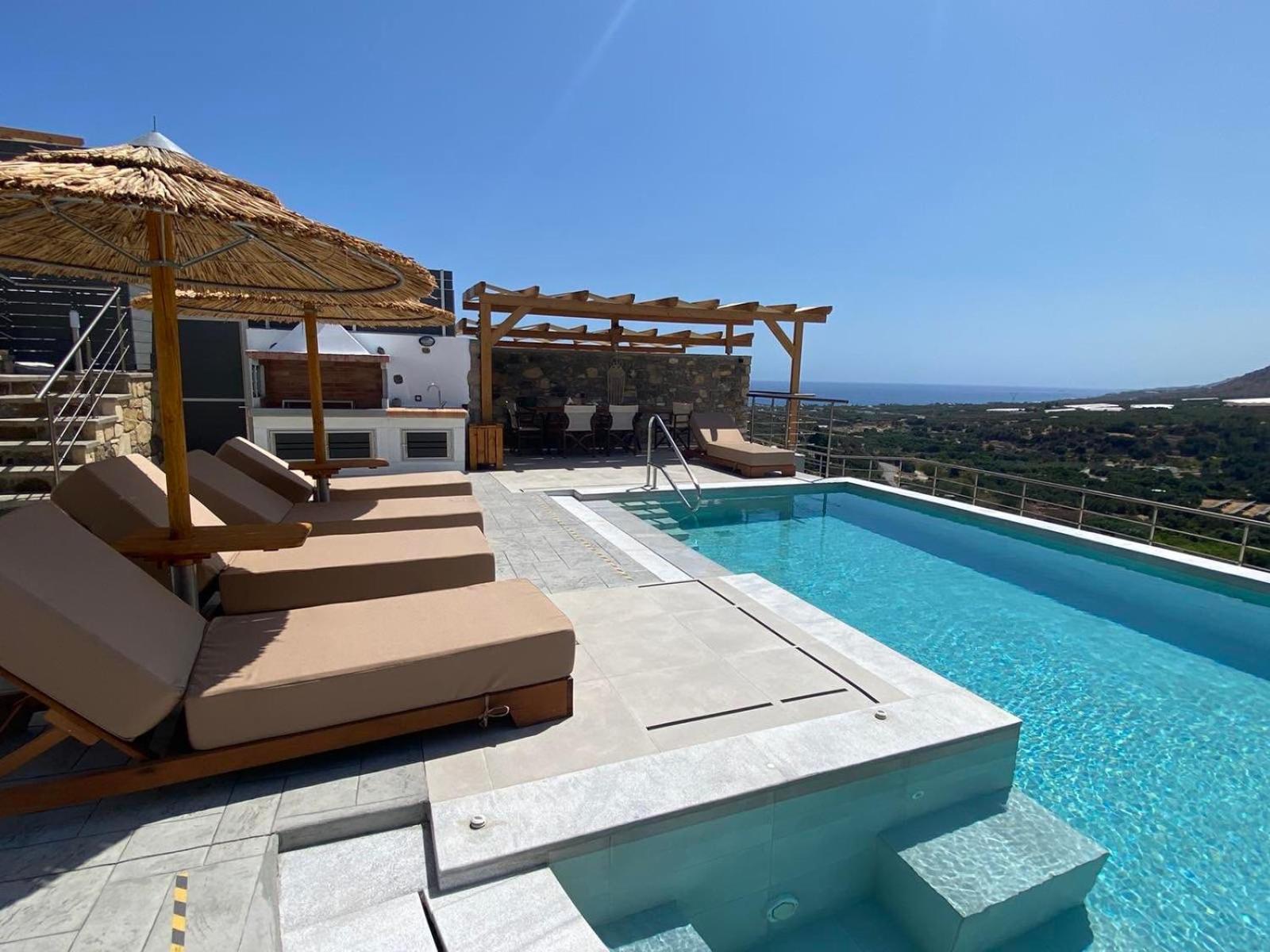Mediterranean View Villa Makrýgialos Exteriér fotografie