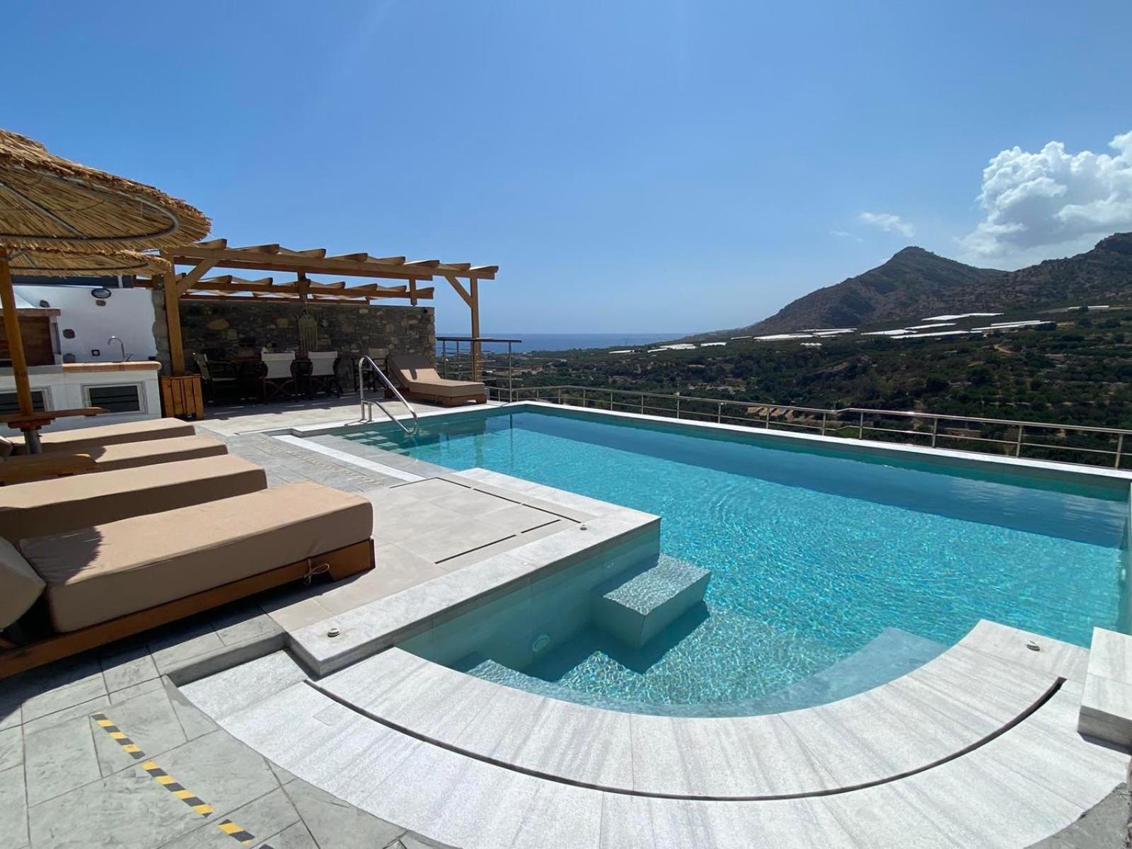 Mediterranean View Villa Makrýgialos Exteriér fotografie