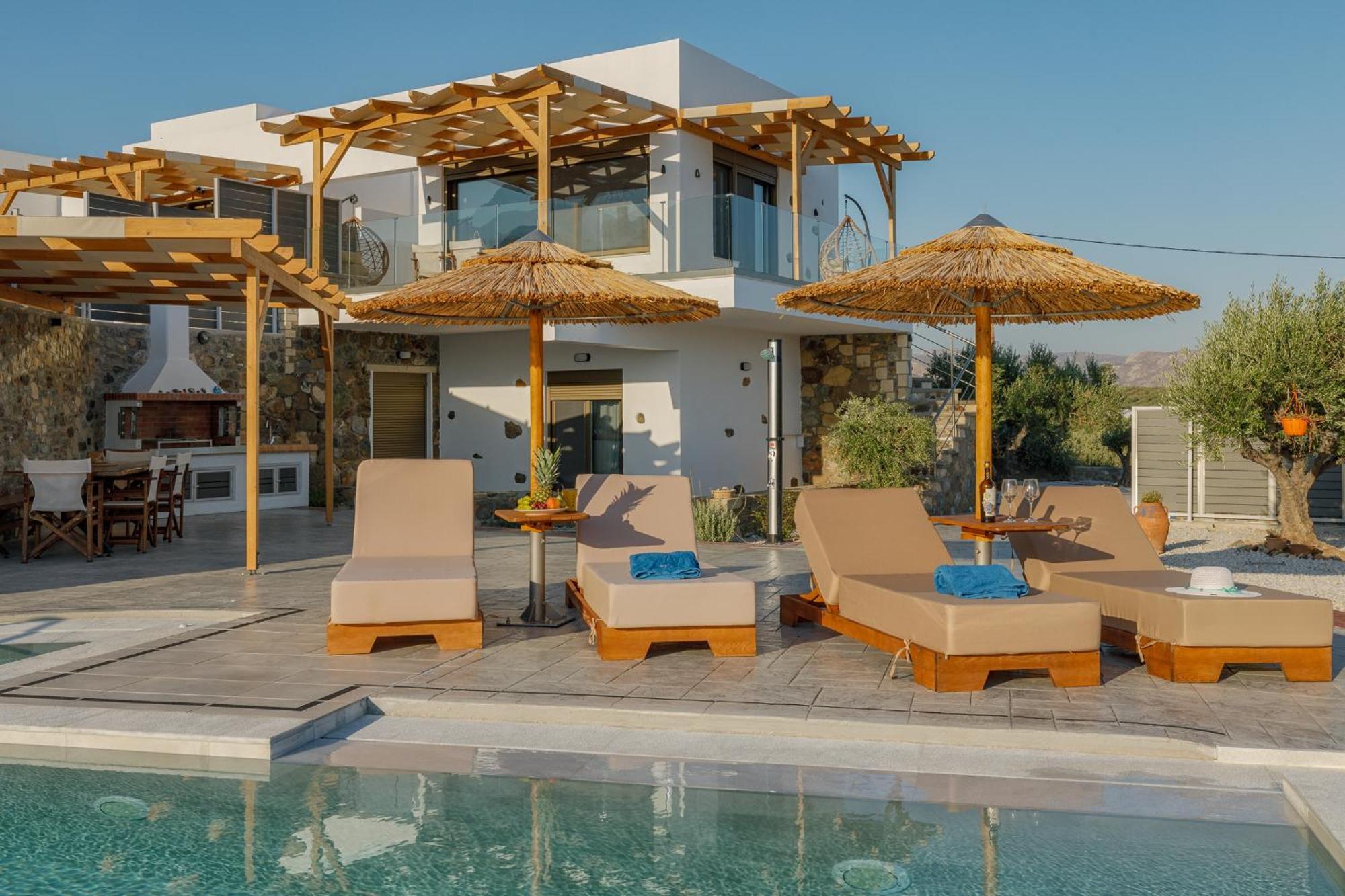 Mediterranean View Villa Makrýgialos Exteriér fotografie
