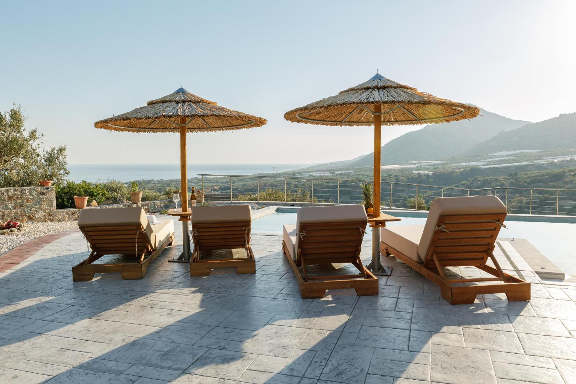 Mediterranean View Villa Makrýgialos Exteriér fotografie