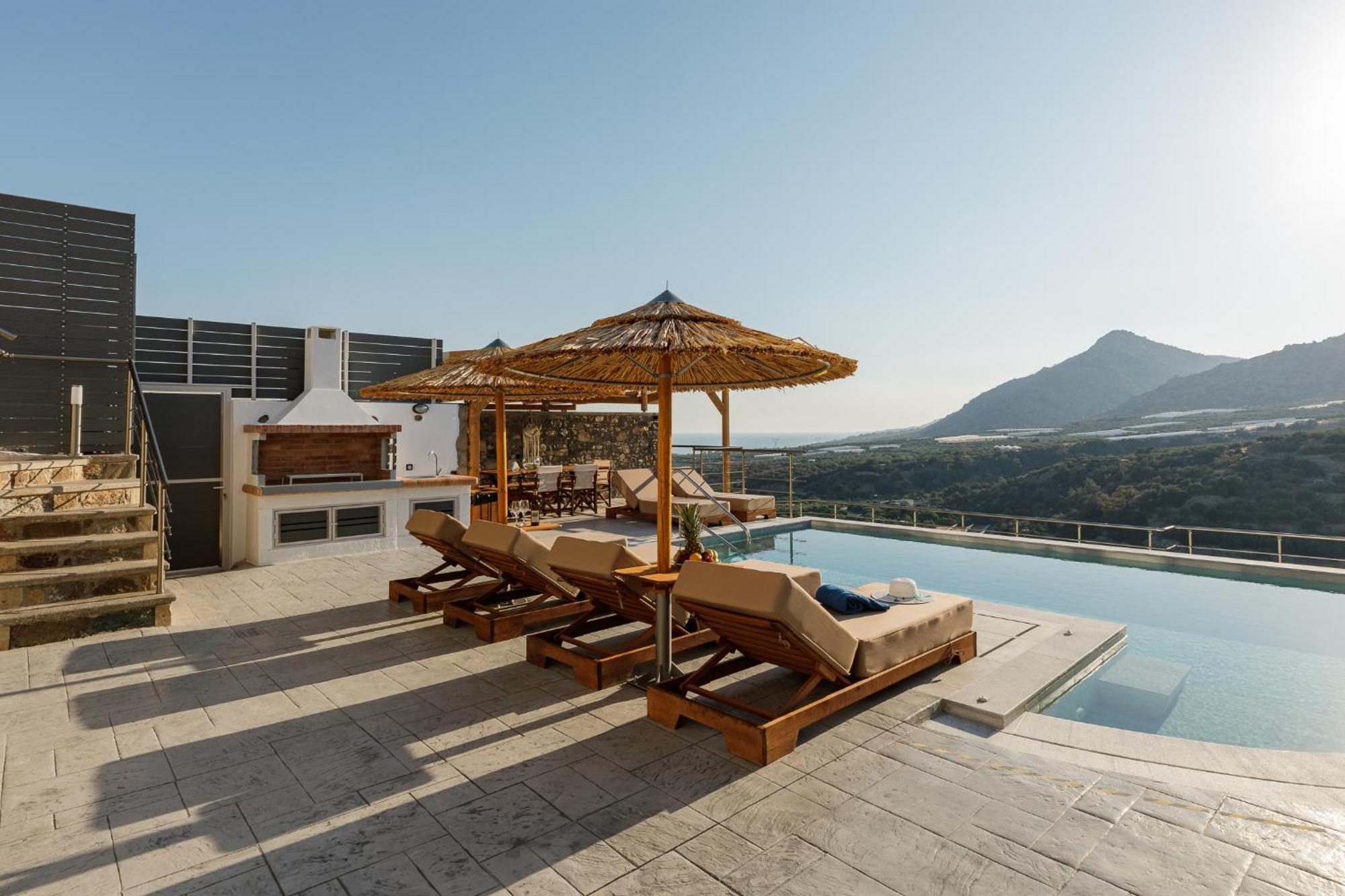 Mediterranean View Villa Makrýgialos Exteriér fotografie