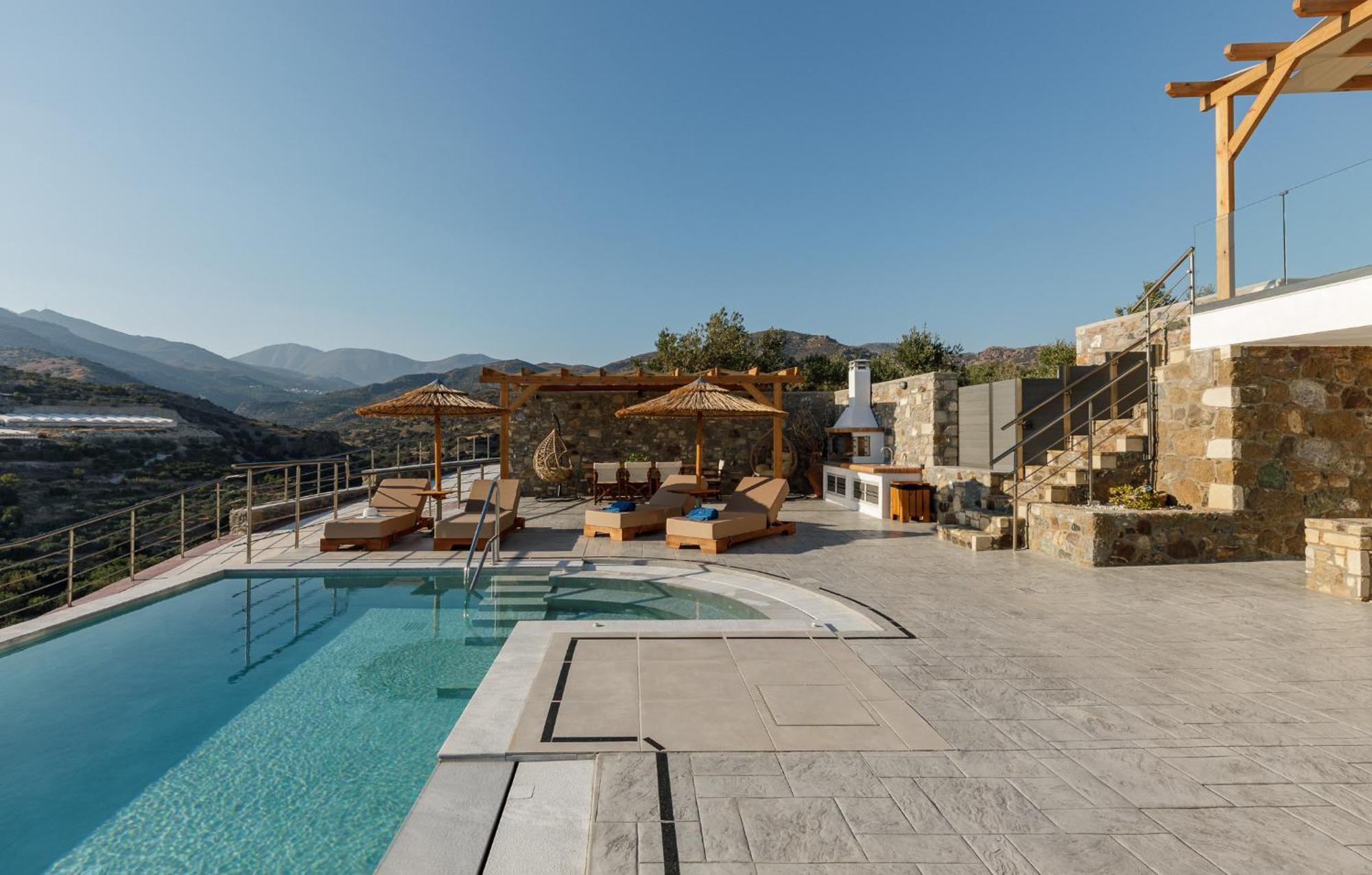 Mediterranean View Villa Makrýgialos Exteriér fotografie