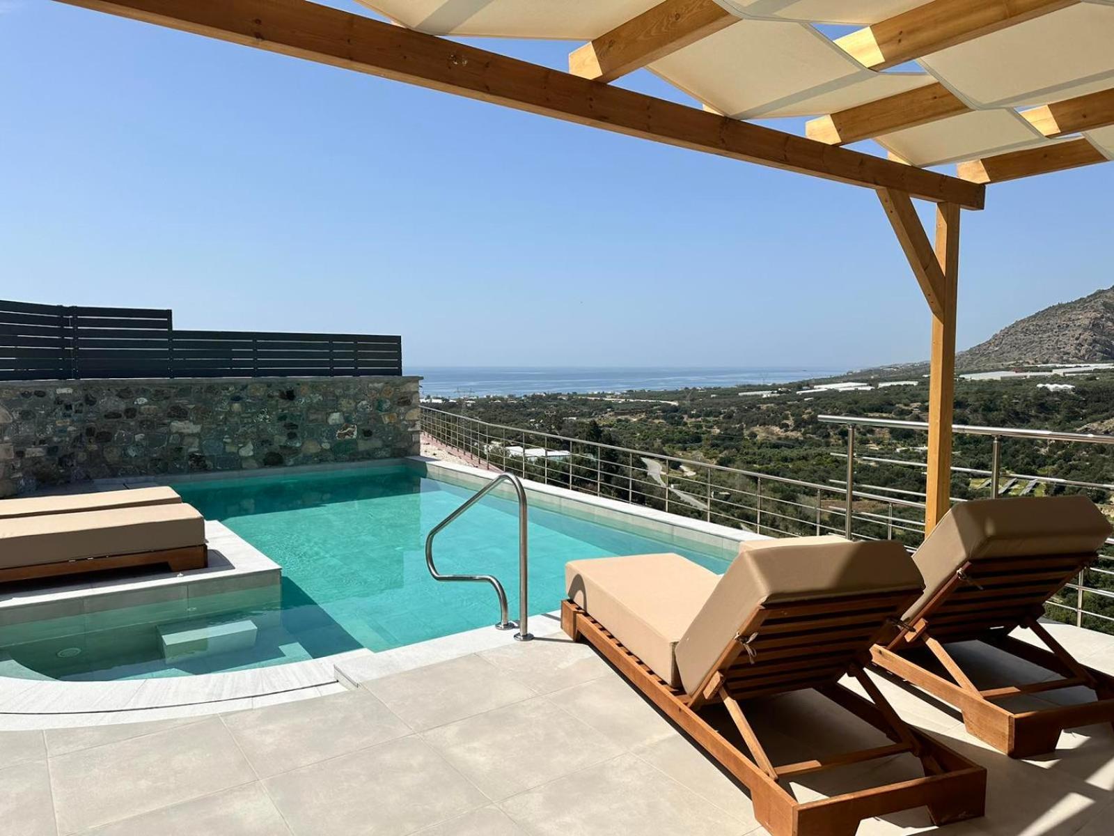Mediterranean View Villa Makrýgialos Exteriér fotografie