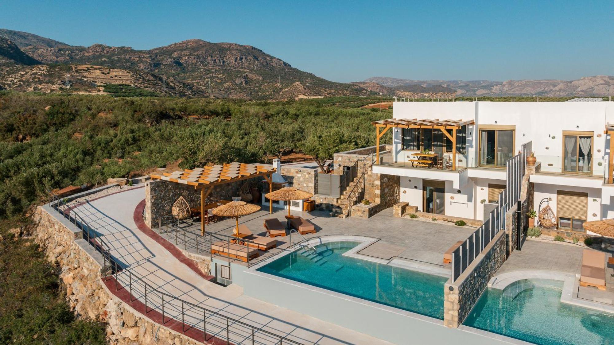 Mediterranean View Villa Makrýgialos Exteriér fotografie