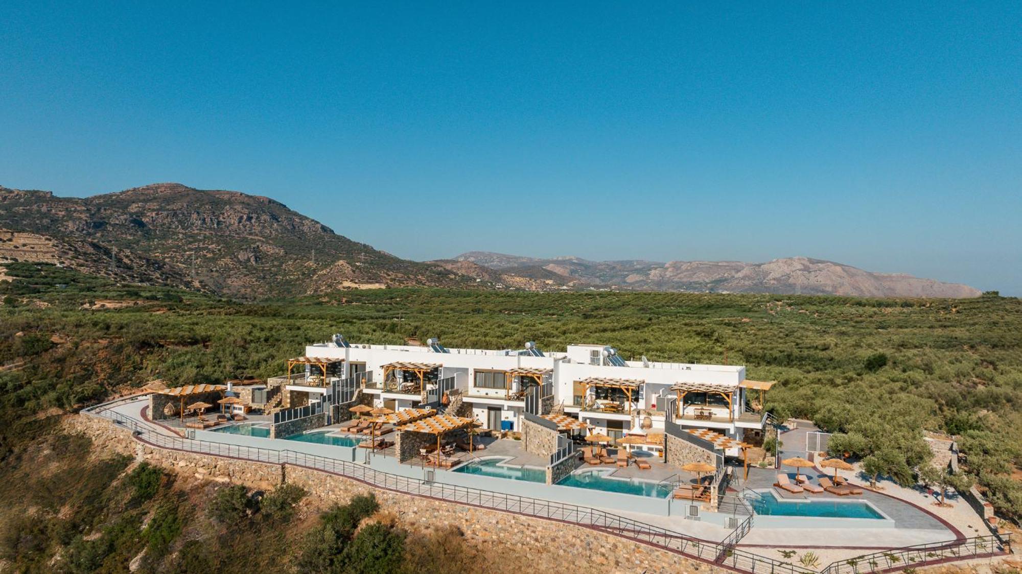 Mediterranean View Villa Makrýgialos Exteriér fotografie
